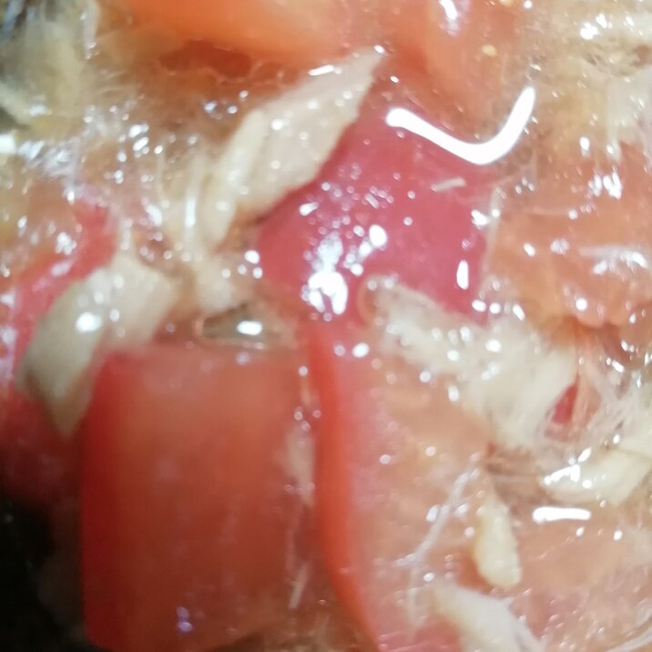 トマトとシーチキンサラダ